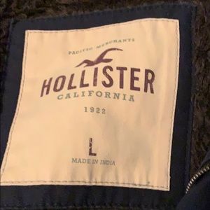 Men’s large Hollister fur lined coat